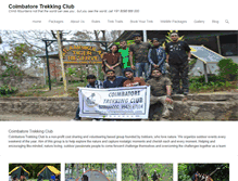 Tablet Screenshot of coimbatoretrekkingclub.com